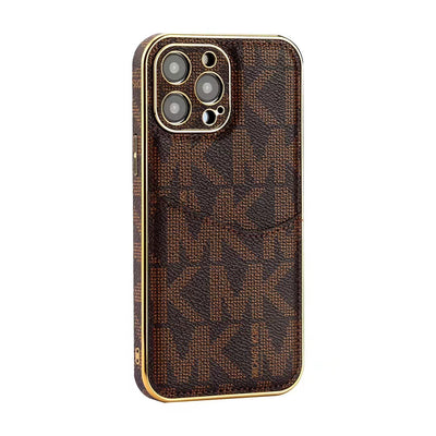 Luxury Signature Monogram Card Holder Phone Case