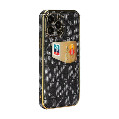 Luxury Signature Monogram Card Holder Phone Case