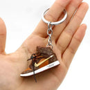 Sneaker Shoe Bag Charm Keychain - Brown | FlairCases