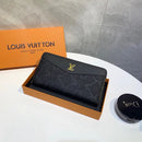 Black Monogram Round Zip Wallet - product detail 1 | FlairCases