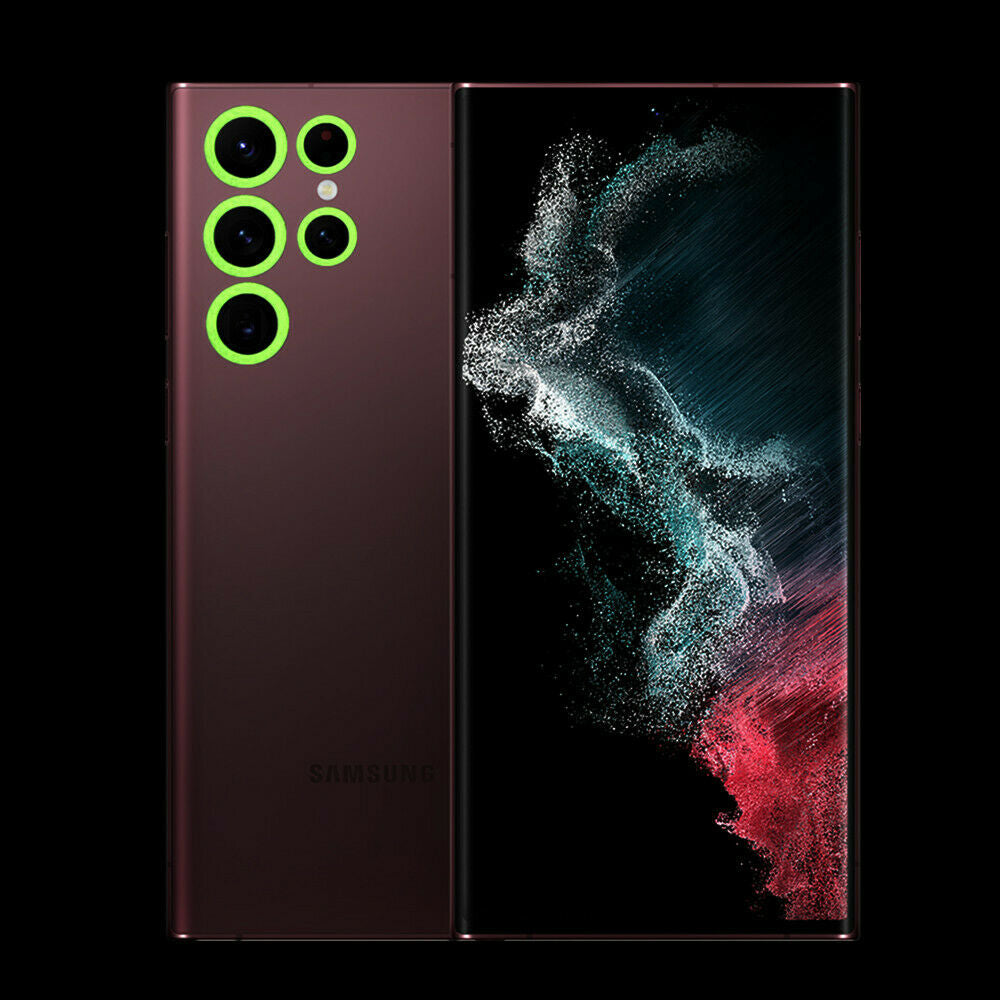 Camera Lens Screen Protective Metal Ring Tempered Glass