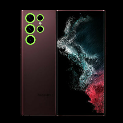 Camera Lens Screen Protective Metal Ring Tempered Glass