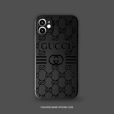 Classic Matte Logo Pattern iPhone Case Collection