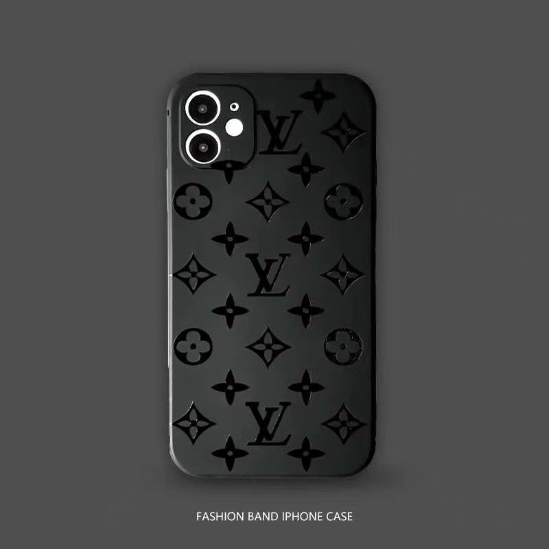 Classic Matte Logo Pattern iPhone Case Collection