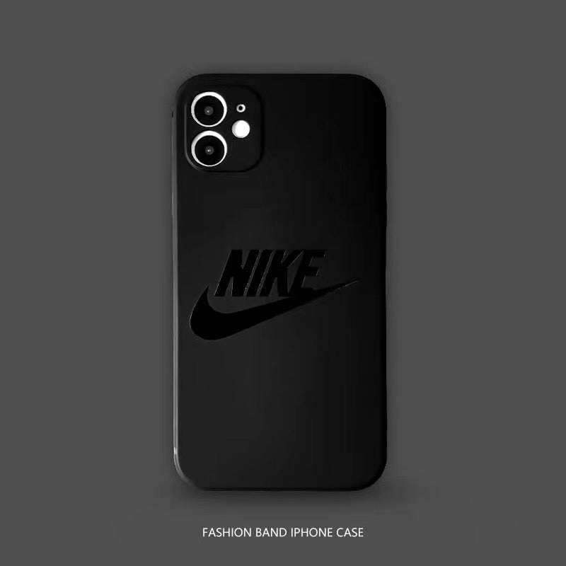 Classic Matte Logo Pattern iPhone Case Collection