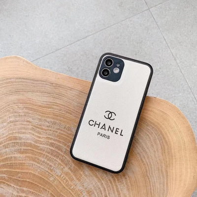 Stylish Chanel iPhone case with iconic logo