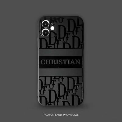 Classic Matte Logo Pattern iPhone Case Collection