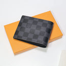 Black Checkered Bi-Fold Wallet - Default Title | FlairCases