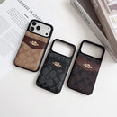Printed Canvas Folding Card Wallet iPhone Case - detail 1 | FlairCases