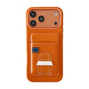 Color Accent Essential Card Holder iPhone Case - detail 1 | FlairCases