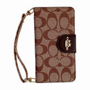 Contrast Clasp Wrist Strap Wallet iPhone Case - detail 1 | FlairCases