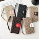 Accent Clip Patterned Wallet Stand iPhone Case - detail 1 | FlairCases