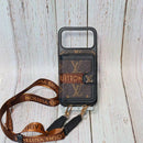 Patterned Zip Wallet Crossbody iPhone Case - detail 1 | FlairCases