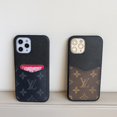 lv Elegant Brown Monogram Wallet & Card Holder Case