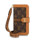 Monogram Wallet Card Holder Samsung Galaxy Case - Samsung S26 Ultra - Big brown monogram | FlairCases