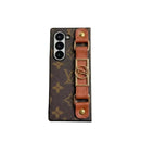 Monogram Hand Strap Samsung Galaxy Z Fold Case - Galaxy Z Fold 7 | FlairCases