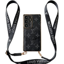 Monogram Crossbody Samsung Galaxy Case - Samsung S26 Ultra - Brown monogram | FlairCases