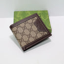 Diamond Pattern Canvas Bi-Fold Wallet - Default Title | FlairCases