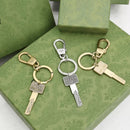 Designer-Inspired Key Design Keychain - Black Gold | FlairCases