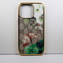 White Bloom Gold Frame iPhone Case - detail 1 | FlairCases
