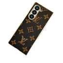 Gold Accent Samsung Galaxy Z Fold Case - Galaxy Z Fold 7 - Metal Logo | FlairCases