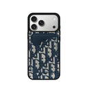 Woven Magnetic Card Wallet iPhone Case - Blue - iPhone 18 Pro Max | FlairCases