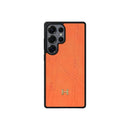 Ribbon Pattern Samsung Galaxy Case - Samsung S26 Ultra - Orange | FlairCases