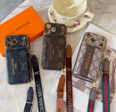 Monogram Mini Wallet Crossbody iPhone Case - detail 1 | FlairCases