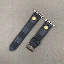Black Checkered Apple Watch Band | Luxury Pattern Strap - 38/40/41mm | FlairCases