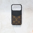Monogram Accent Card Pocket iPhone Case - detail 1 | FlairCases