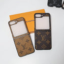 Premium Pattern Samsung Galaxy Z Flip Case | Everyday Protection - Z Flip 3 / Brown Checkered | FlairCases