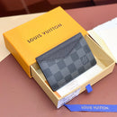 Black Checkered Seven-Slot Card Holder - Default Title | FlairCases