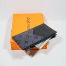 Black Grey Monogram Card Wallet - Default Title | FlairCases