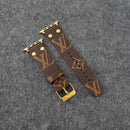 Brown Monogram Apple Watch Band | Classic Luxury Strap - 38/40/41mm | FlairCases