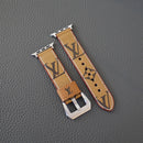 Pale Monogram Apple Watch Band | Soft Neutral Strap - 38/40/41mm | FlairCases