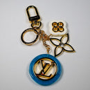 Blue White & Gold Ornament Keychain Bag Charm | FlairCases