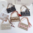 Scarf Chain Canvas Wallet iPhone Case - detail 1 | FlairCases