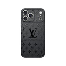 Black Monogram Protective iPhone Case - Design 01 - iPhone 17 Pro Max | FlairCases