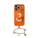 Monogram Rotating Stand iPhone Case - Orange - iPhone 18 Pro Max | FlairCases