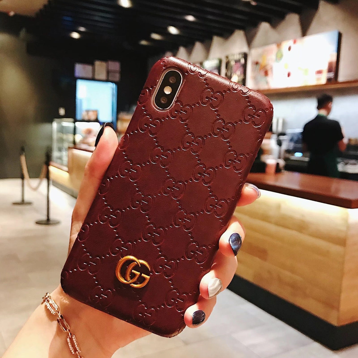 Fashionable Gucci Phone Case for iPhone
