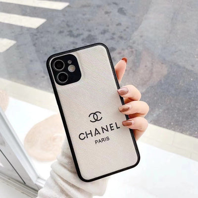 Stylish Chanel iPhone case with iconic logo