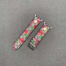 Bloom Floral Apple Watch Band | Elegant Canvas-Style Strap - 42/44/45/49mm | FlairCases