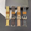 Classic Signature Apple Watch Band | Four-Color Premium Strap - Black / 38/40/41mm | FlairCases