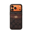 Signature Card Holder iPhone Case - Brown - iPhone 18 Pro Max | FlairCases
