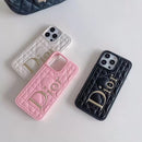 Golden Monogram Textured iPhone Case - detail 1 | FlairCases