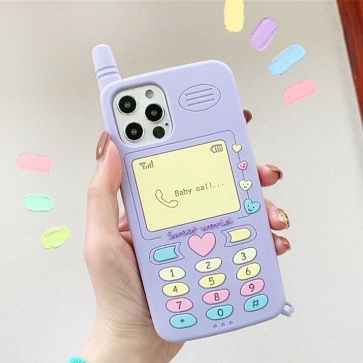 iPhone Purple Love Heart Cover | Easy Cases