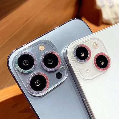 iPhone Glitter Glass Lens Cover | Easy Cases