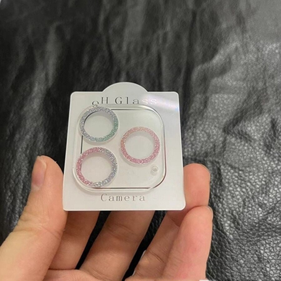 iPhone Glitter Glass Lens Cover | Easy Cases