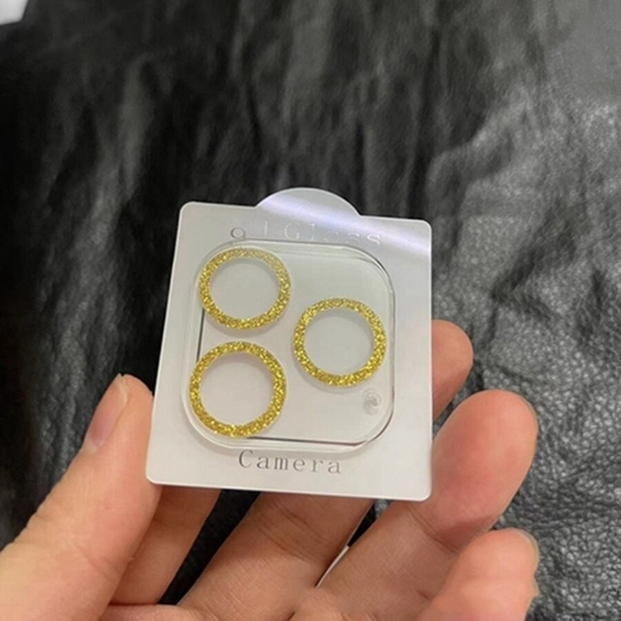 iPhone Glitter Glass Lens Cover | Easy Cases