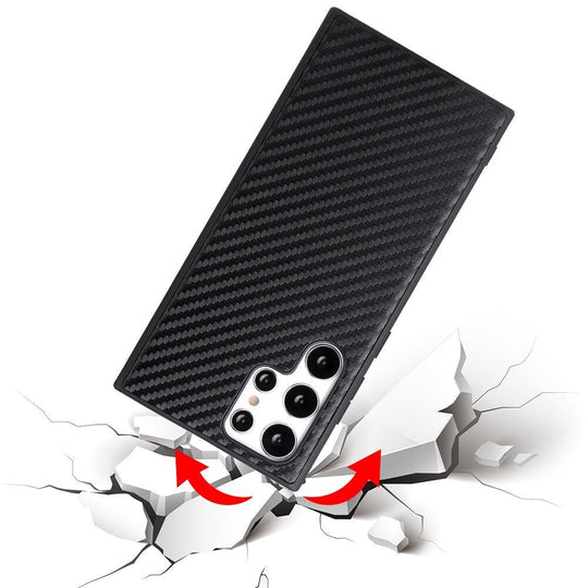 Samsung S22 Leather Case | S22 Black Leather Case | Easy Cases